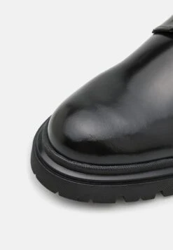 YOURTURN Leather UNISEX - Sportlicher Schnürer - Black -Kleidung Rabatte Geschäft b5ccc4155fda4429aad0df5e4fcdb0da