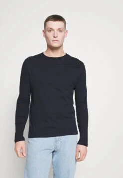 Pier One 5 PACK - Langarmshirt - White/dark Blu/grey -Kleidung Rabatte Geschäft b6bd0ebd2c8b455da43c6a1b757461c3