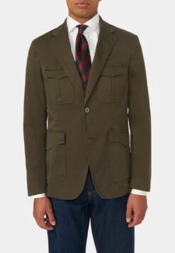 Kleidung Rabatte Geschäft 15 Oscar Jacobson FRISO SAFARI SOFT - Sakko - Rosciola Green