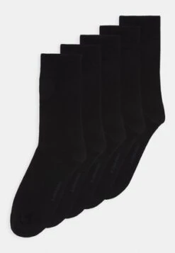 YOURTURN 5PACK - Socken - Black -Kleidung Rabatte Geschäft b9a5b5d8a4f34dd6bb71e9124320d150