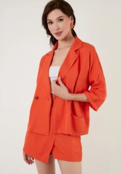LELA FIT - Blazer - Orange -Kleidung Rabatte Geschäft ba1b1c7fd85945138be2187c167691f7