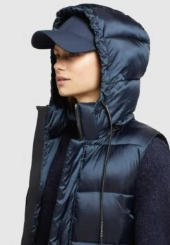 Khujo TOURIN - Weste - Dunkelblau -Kleidung Rabatte Geschäft bd71fb97893342a9a0f1063d7bea0816