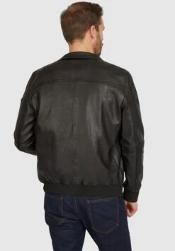 Bugatti LEONARDO - Lederjacke - Schwarz -Kleidung Rabatte Geschäft c01e348df03f48c9a0dca42c9d95962f