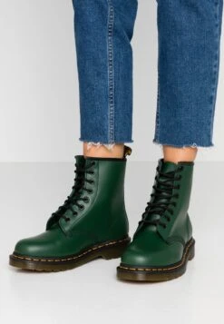 Dr. Martens 1460 BOOT - Schnürstiefelette - Green Smooth -Kleidung Rabatte Geschäft c373858b3598426bbf46e8f39175df96