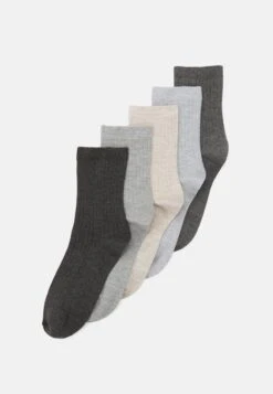 Anna Field 5 PACK - Socken - Beige/black/grey -Kleidung Rabatte Geschäft c9d3ce9961794b6aa47248952f7fb165
