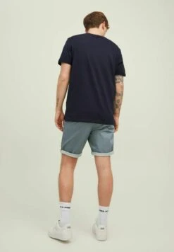 Jack & Jones PRINT - Shorts - Slate Gray -Kleidung Rabatte Geschäft c9e47f14903c4eb5b39adfc80c18f94c