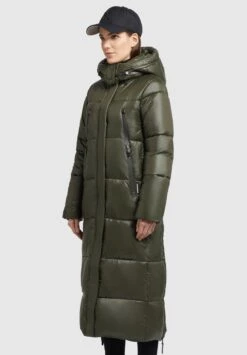 Khujo MELONA SHINY - Wintermantel - Dunkelgrün -Kleidung Rabatte Geschäft ced31677049743988ef9e10c0583c5b6