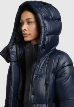 Khujo MELONA SHINY - Wintermantel - Dunkelblau -Kleidung Rabatte Geschäft cef630df63c94cd6b65eca8edb8f1011
