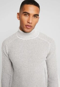 Pier One Strickpullover - 111 - Mottled Light Grey -Kleidung Rabatte Geschäft d1774a40fde44346aea6a7dd67f4ca51