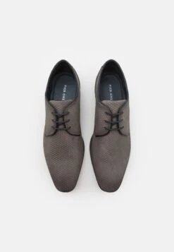 Pier One LEATHER - Schnürer - Dark Grey -Kleidung Rabatte Geschäft d23975841af045e1be7d4881d1e30800