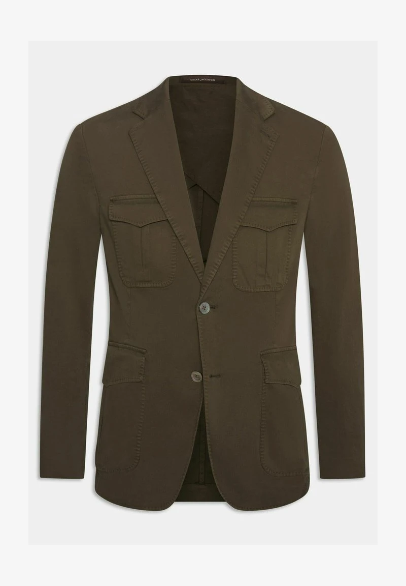 Oscar Jacobson FRISO SAFARI SOFT - Sakko - Rosciola Green 3 Oscar Jacobson FRISO SAFARI SOFT - Sakko - Rosciola Green – Bild 3