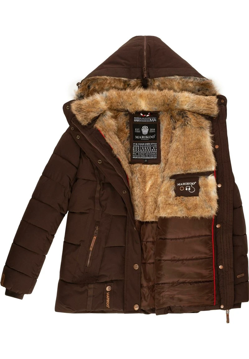 Marikoo NEKOO - Winterjacke - Dark Choco 4 Marikoo NEKOO - Winterjacke - Dark Choco – Bild 4