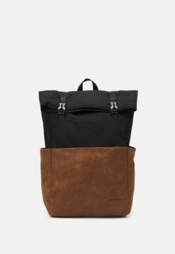 Pier One UNISEX - Tagesrucksack - Brown/black -Kleidung Rabatte Geschäft e173bc94568e4897a642fdc3616f36c6 1