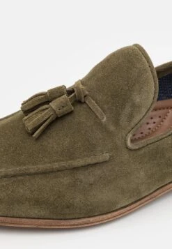 Pier One LEATHER - Slipper - Green -Kleidung Rabatte Geschäft e1f88111880d4b22b149d345f9e0d086