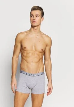 Pier One 5 PACK - Panties - Dark Blue/mottled Grey -Kleidung Rabatte Geschäft e7caeaa5acd24759bda5c052f66c01a6 1