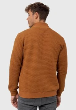 Indicode Jeans BERMIE - Sweatjacke - Mottled Brown -Kleidung Rabatte Geschäft f1581c0450f74620968030608dc18b36