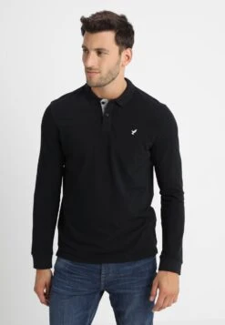 Pier One Poloshirt - Black -Kleidung Rabatte Geschäft f629e7ab18b5458ba9e1e270b2954665 1